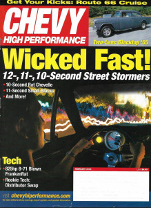 CHEVY HIGH PERFORMANCE 2003 FEB - ROUTE 66 CRUISE, 10, 11, 12 STREET STORMERS